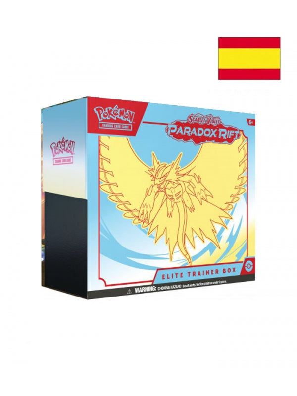 Pokemon tcg caja élite Brecha Paradójica sv4 español