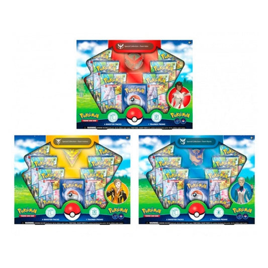 Juego de cartas pokemon tcg pokemon go special collection inglés