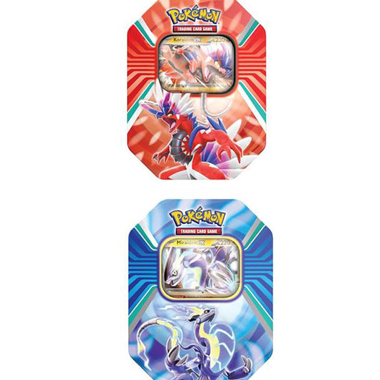 Pokemon tcg card game tin summer q2 2023 koraidon - miraidon english