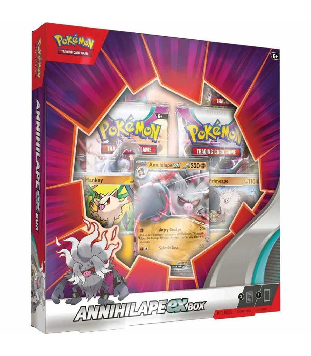 Juego de cartas pokemon tcg caja colección annihilape ex español