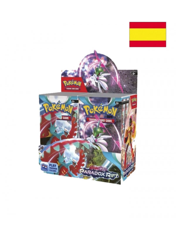 Pokemon tcg sv4 2023 envelope box 36 units spanish