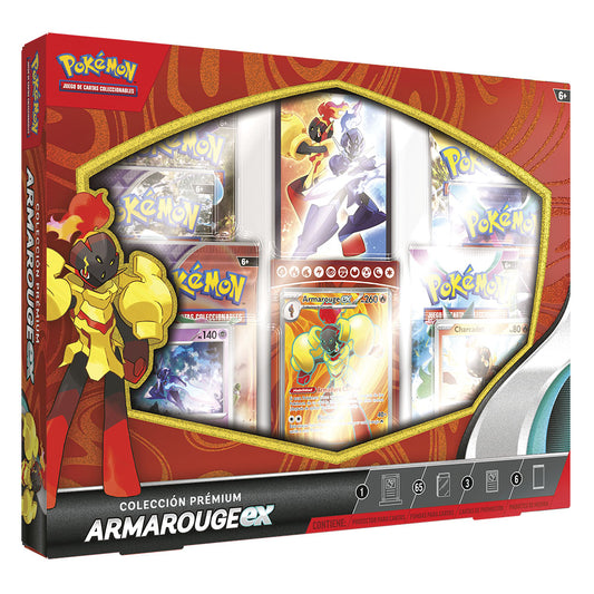 Pokemon tcg ex premium collection armarouge card game spanish