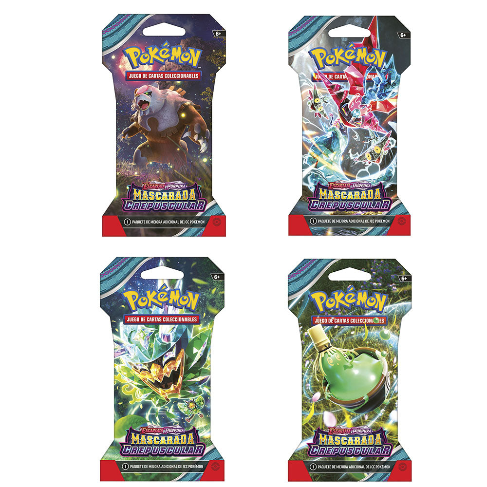 Pokemon tcg sleeve booster display mascarada crepuscular sv06 2024 español